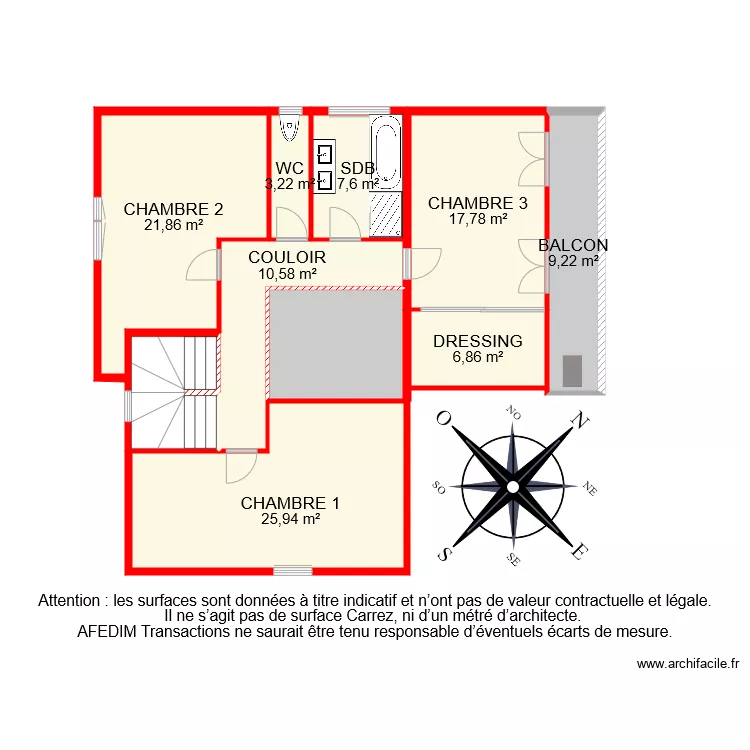 BI 7640 ETAGE PASCAL. Plan de 