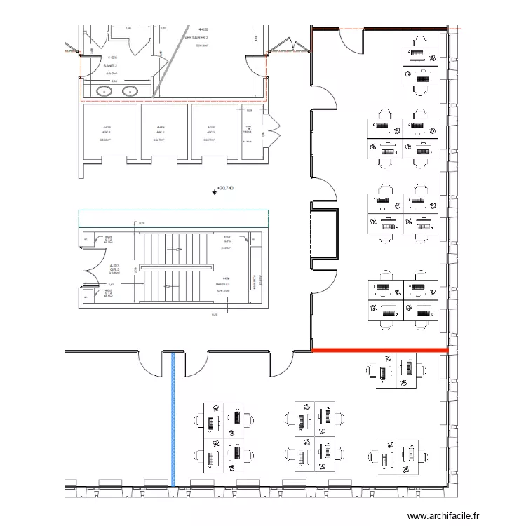 Bureau N+4 pour 2025 "secret". Plan de 