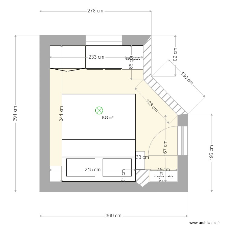 kamer. Plan de 0 pièce et 0 m2