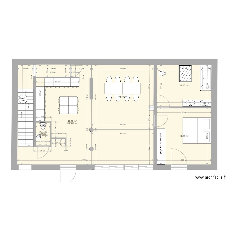 belgodere 2023.x12. Plan de 0 pièce et 0 m2