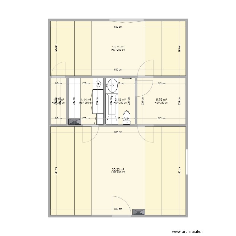 En cours. Plan de 0 pièce et 0 m2