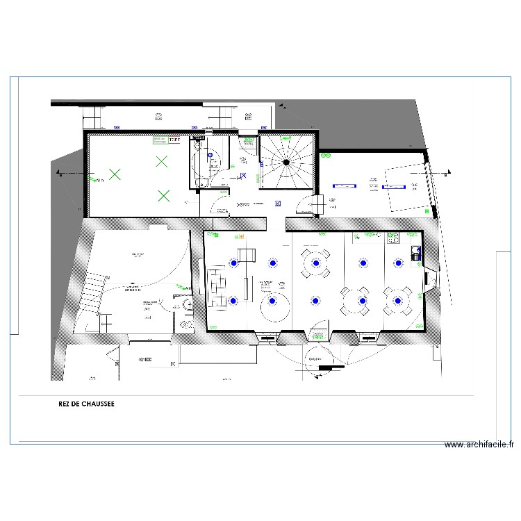 DOE IMPL RDC. Plan de 0 pièce et 0 m2