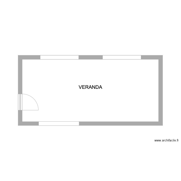 Veranda Maison Sergio. Plan de 0 pièce et 0 m2