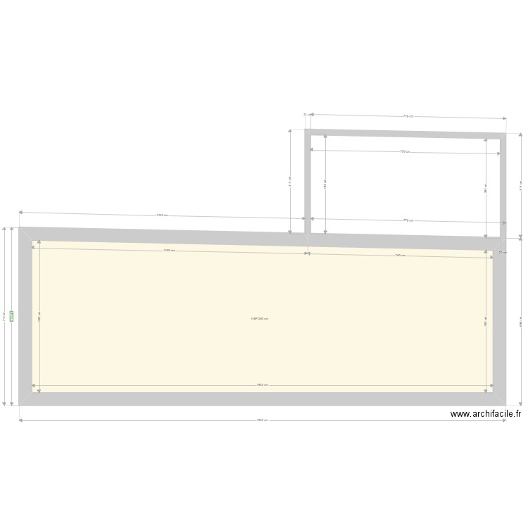 plan 2. Plan de 1 pièce et 108 m2