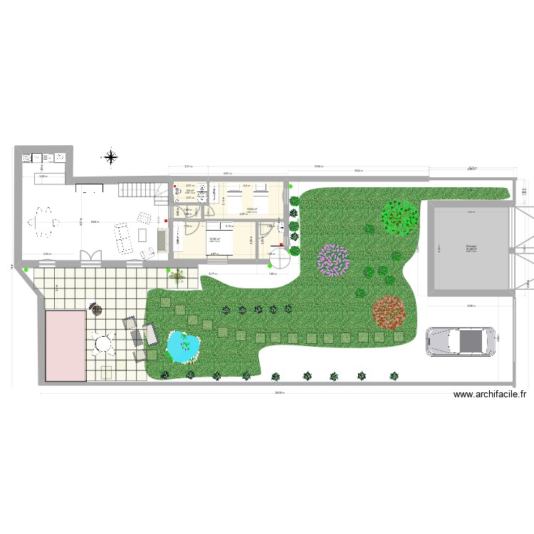 extension v3 sans cotes. Plan de 0 pièce et 0 m2