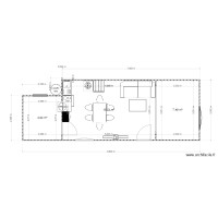 plan chalet 30 m²