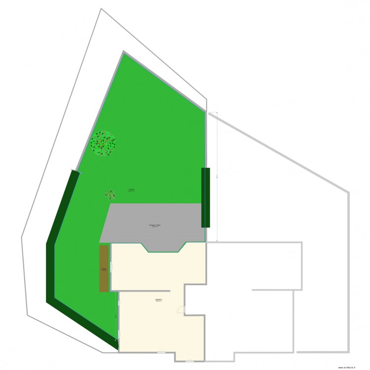 Jardin 22. Plan de 0 pièce et 0 m2