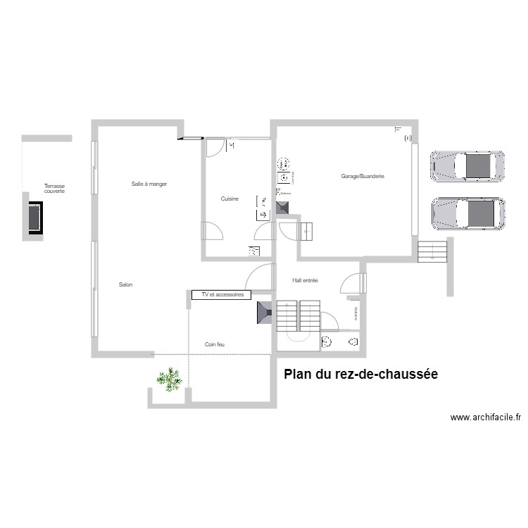 pierre rezdechaussee. Plan de 0 pièce et 0 m2