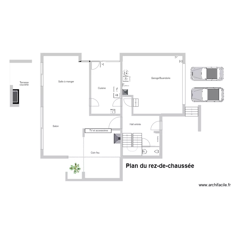 pierre rezdechaussee. Plan de 