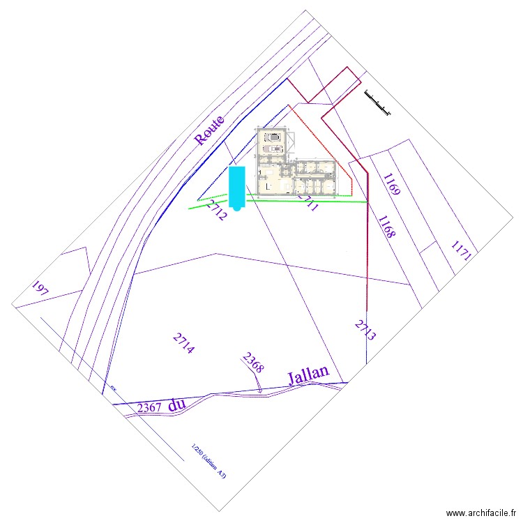 version LA SCIAUX. Plan de 0 pièce et 0 m2