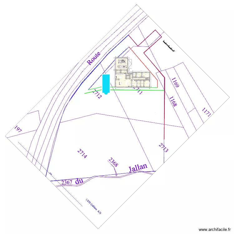 version LA SCIAUX. Plan de 