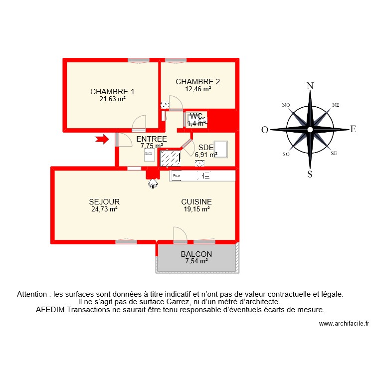 BI 11353 . Plan de 0 pièce et 0 m2