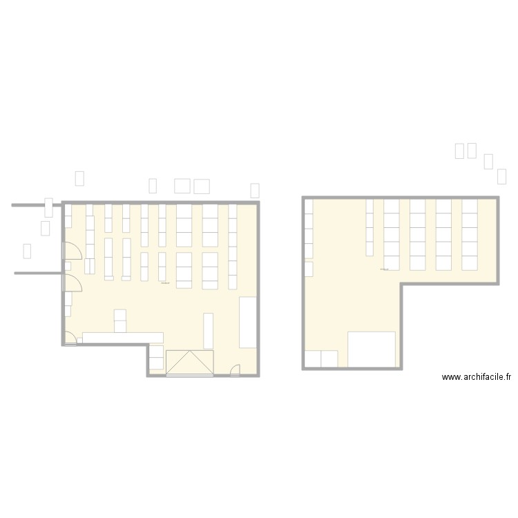 batiment. Plan de 0 pièce et 0 m2