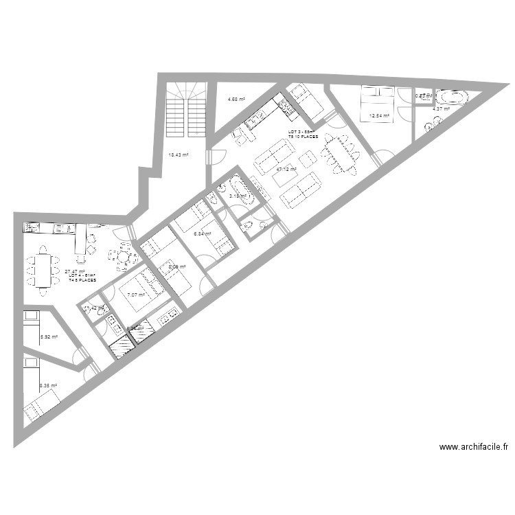 BLOIS VOUTE R1. Plan de 0 pièce et 0 m2