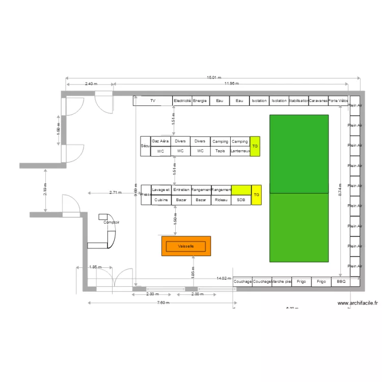 Alencon V2. Plan de 