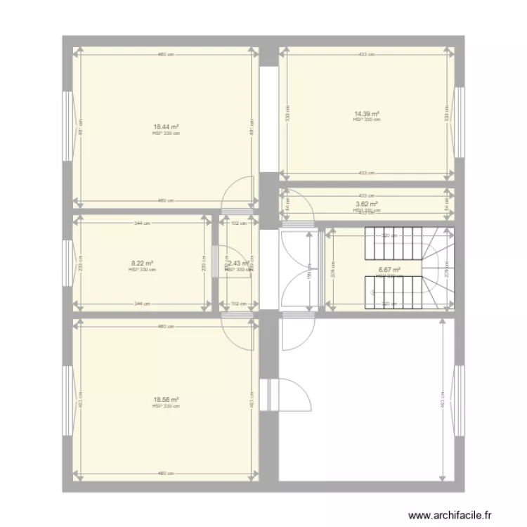 appartement actuel1. Plan de 