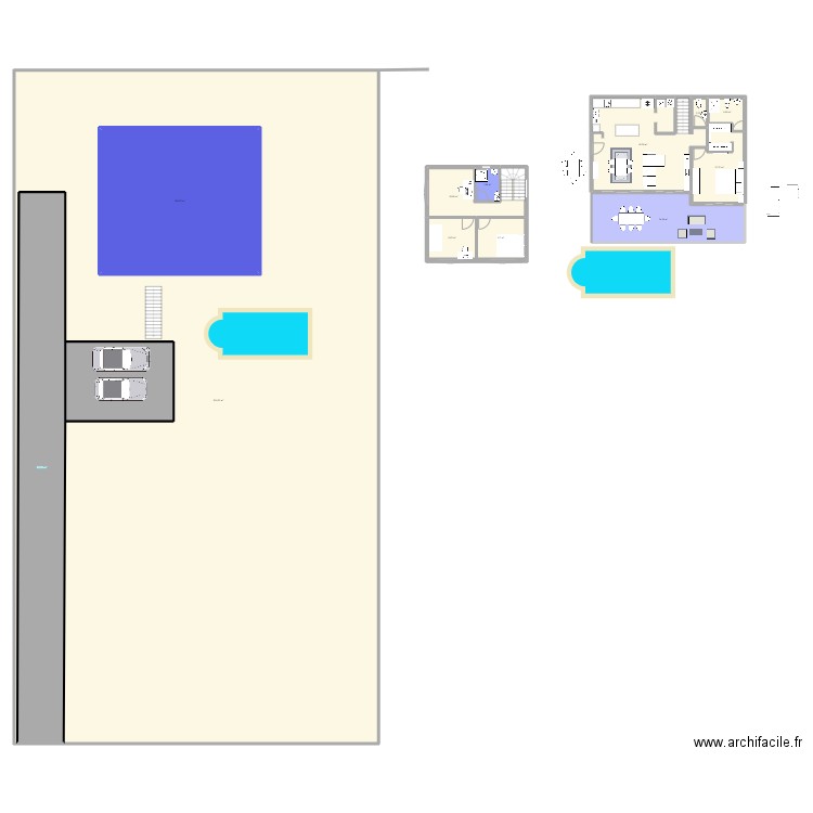 trinité. Plan de 13 pièces et 1468 m2