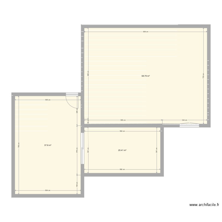 narbonneplage extension. Plan de 0 pièce et 0 m2