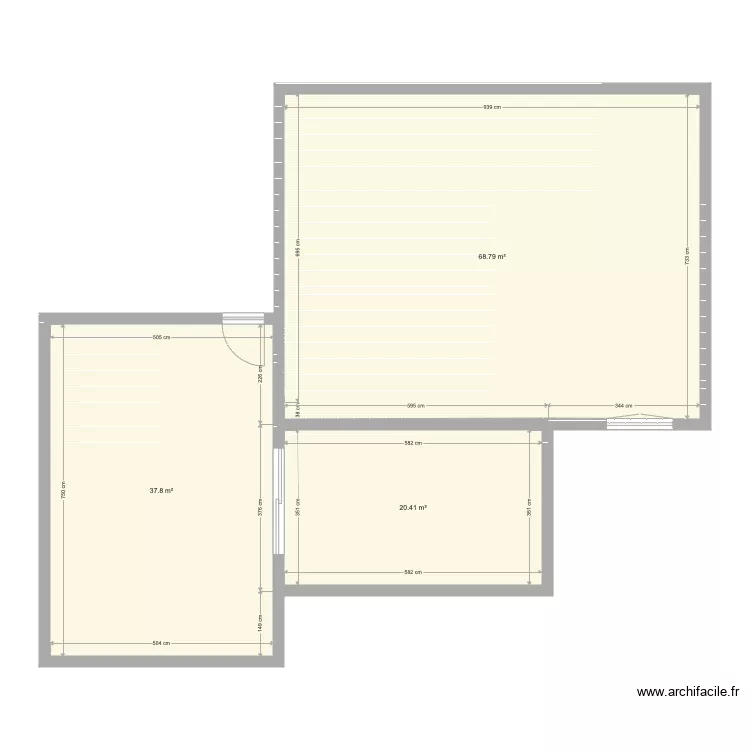 narbonneplage extension. Plan de 