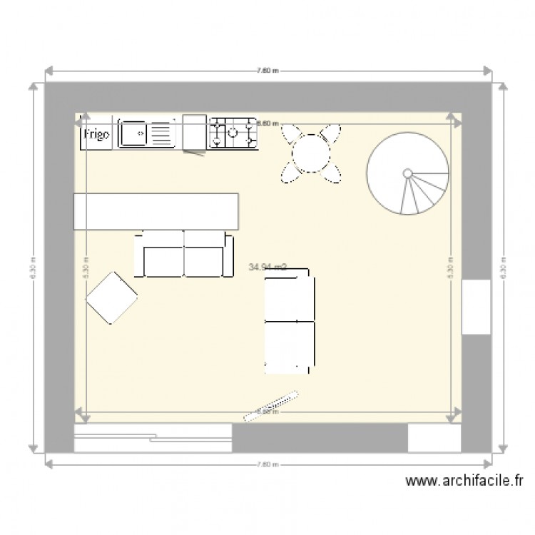 maison rez de chausse. Plan de 0 pièce et 0 m2