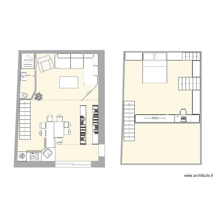 garage. Plan de 0 pièce et 0 m2