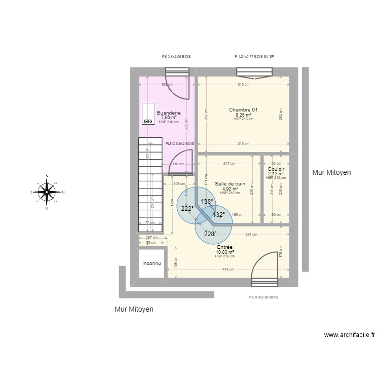 ML22012136 416G - ROSNY-SOUS-BOIS NIAKATE. Plan de 20 pièces et 144 m2