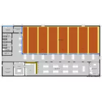 Projet salle jauche 15 terrains int&eacute;rieurs