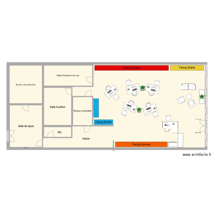 mag. Plan de 8 pièces et 336 m2