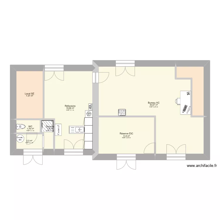 Saint Varent 5 bis. Plan de 