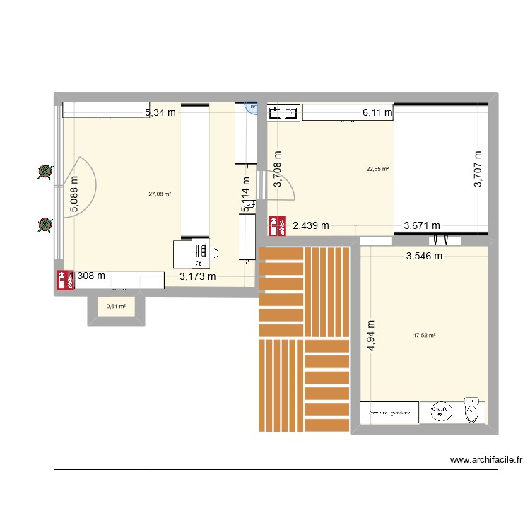 boucherie 1.. Plan de 0 pièce et 0 m2