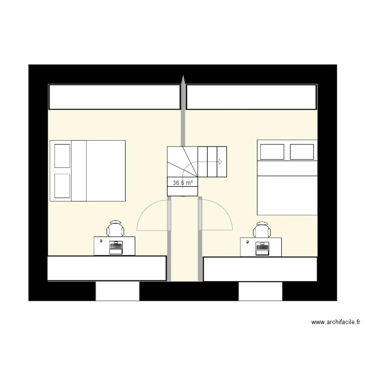 maison principale etage 2. Plan de 0 pièce et 0 m2