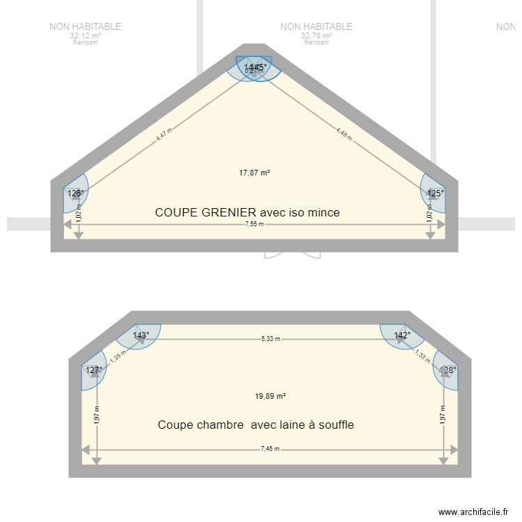 Machichi. Plan de 21 pièces et 352 m2