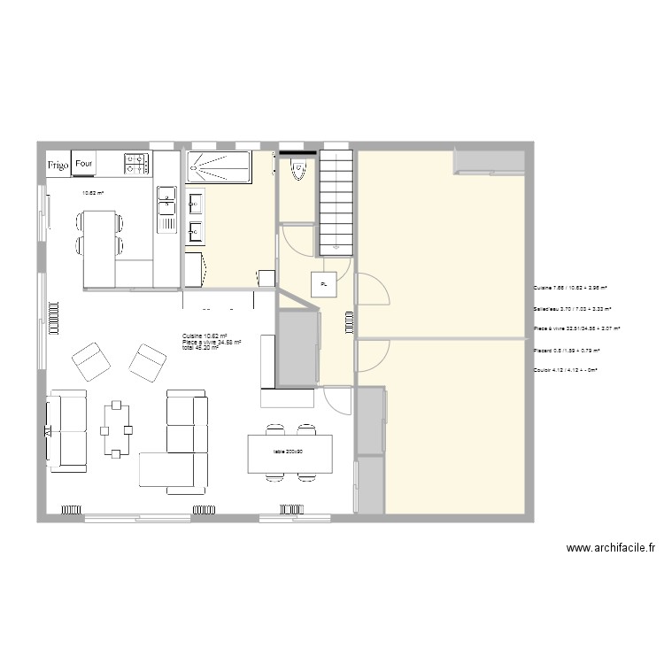 Maison Projet V11. Plan de 0 pièce et 0 m2