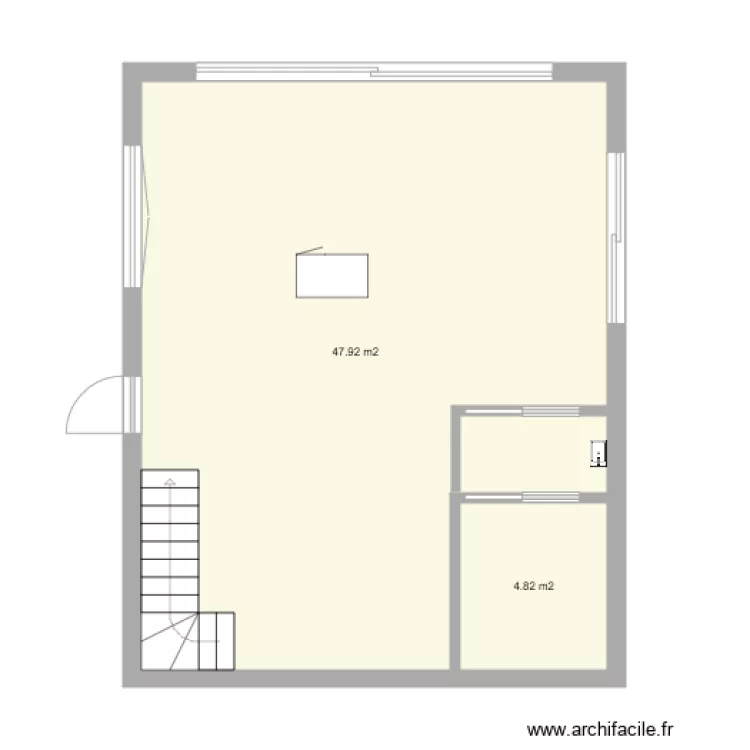 pr&eacute;fab individuel 02. Plan de 