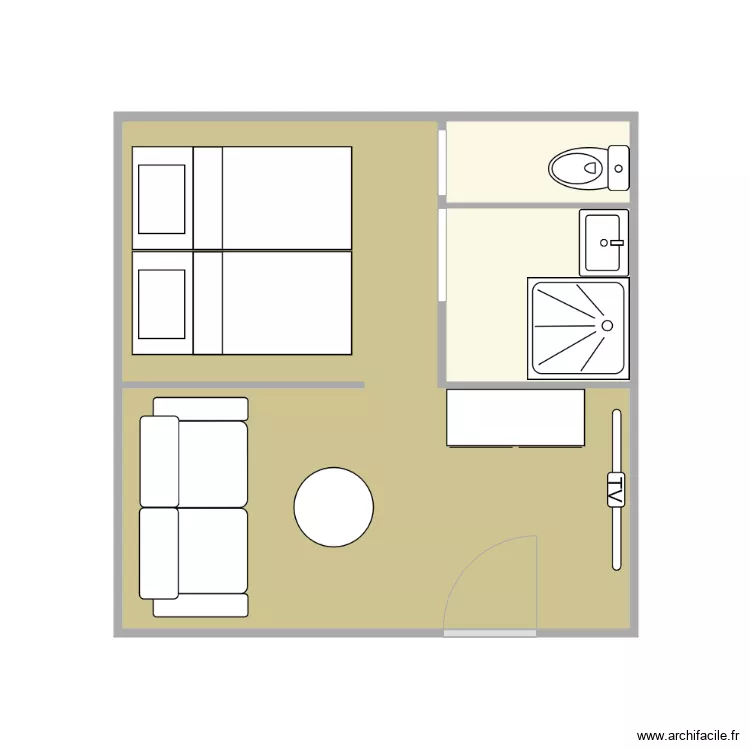 chalet 2 pers chambre. Plan de chalet 2 pers chambre. Plan de