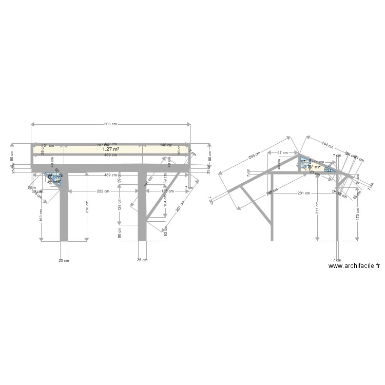 Abris jardin. Plan de 0 pièce et 0 m2