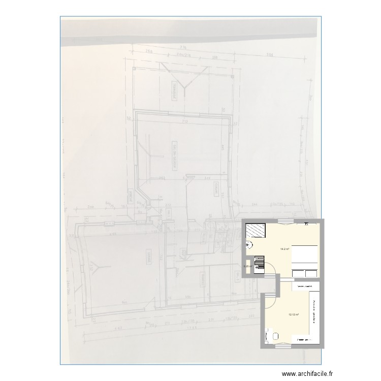 Berson. Plan de 0 pièce et 0 m2