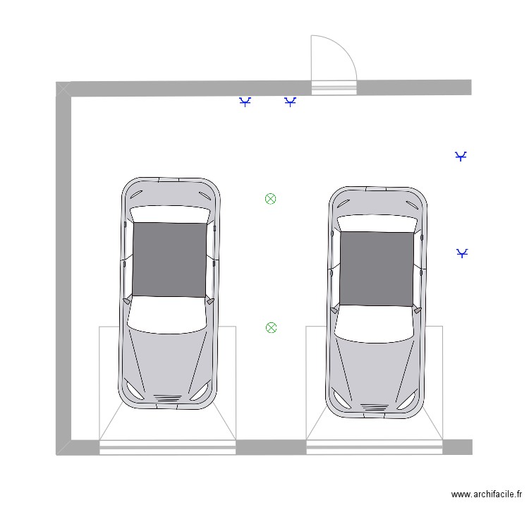 garage 1. Plan de 0 pièce et 0 m2