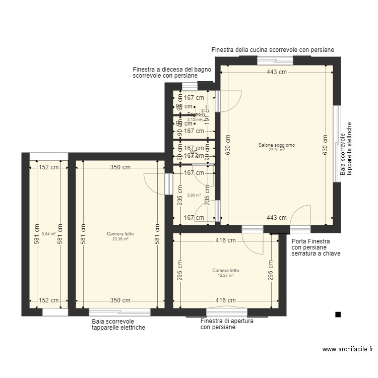 plan fen bon. Plan de 0 pièce et 0 m2