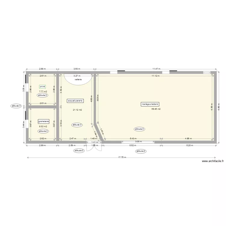 manège. Plan de manège. Plan de