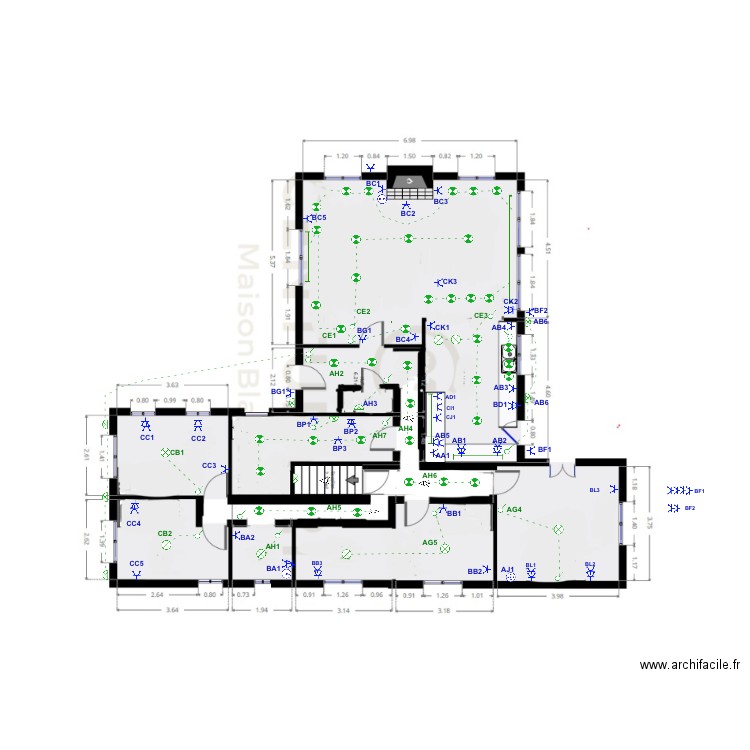 Knockaert plan elec v01. Plan de 0 pièce et 0 m2
