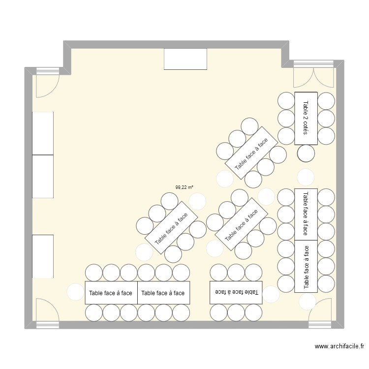 cricri2. Plan de 1 pièce et 99 m2