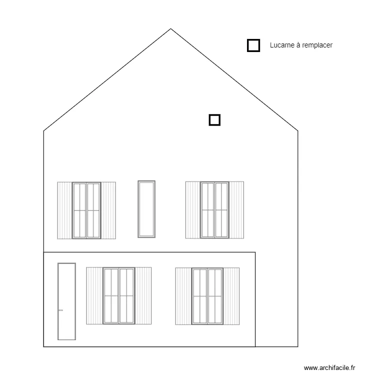 PIGNON NORD OUEST MONTI. Plan de PIGNON NORD OUEST MONTI. Plan de