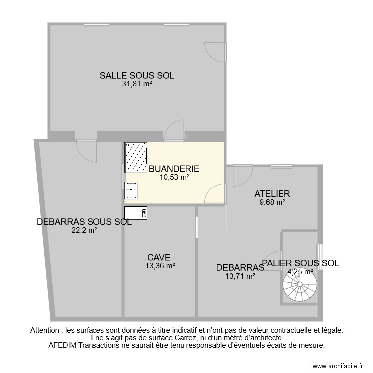 BI 7228 SOUS SOL. Plan de 0 pièce et 0 m2