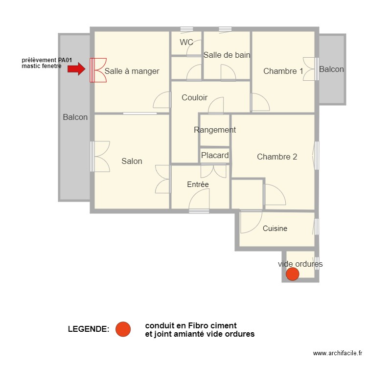 appartement. Plan de 0 pièce et 0 m2