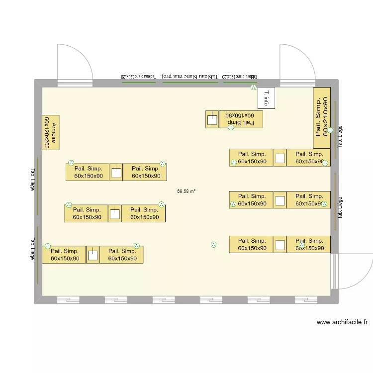 Salle sciences G111. Plan de Salle sciences G111. Plan de