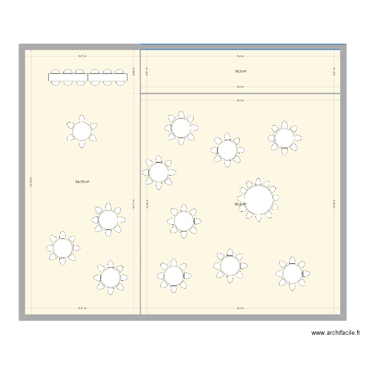 projet mariage. Plan de 0 pièce et 0 m2
