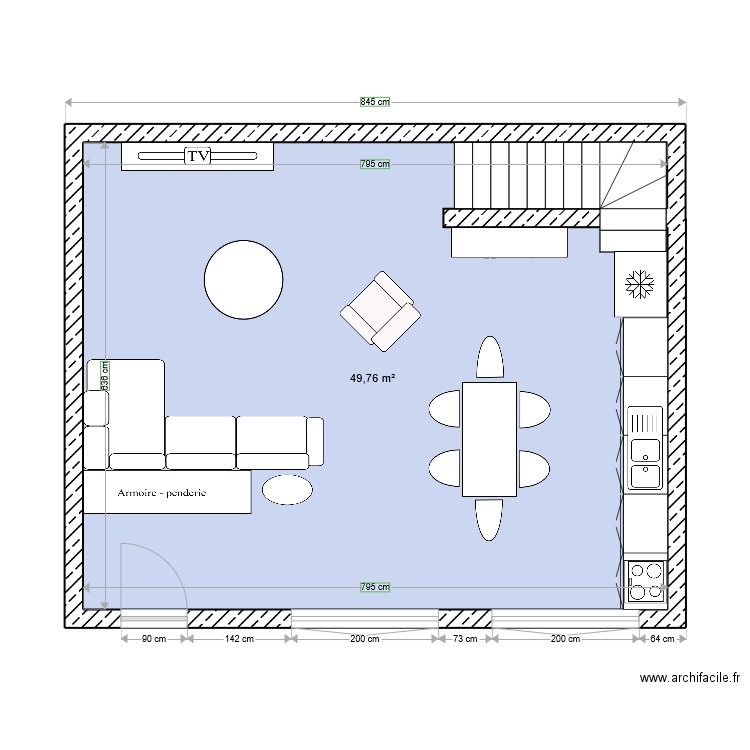 RDC St Julien. Plan de 0 pièce et 0 m2