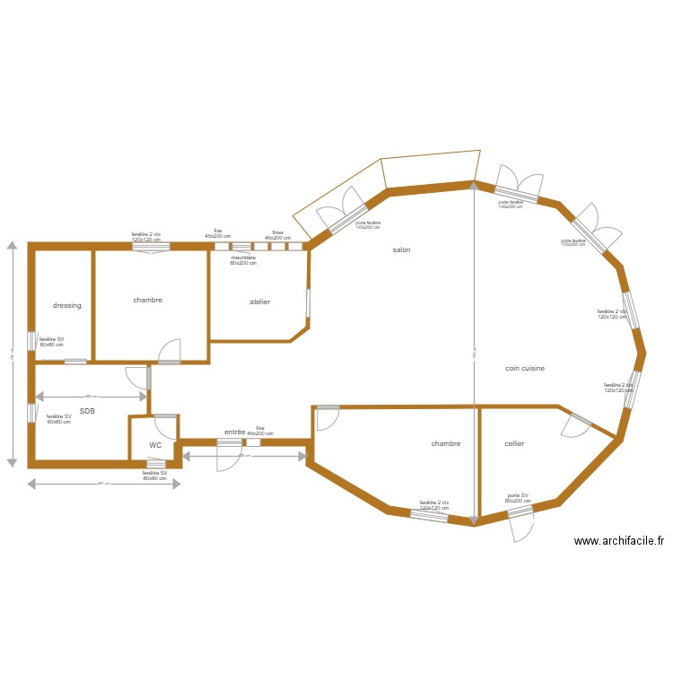 TURQUIER CANN projet version 3. Plan de 0 pièce et 0 m2