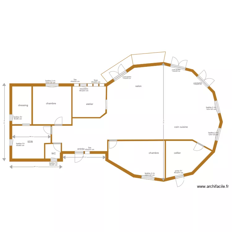 TURQUIER CANN projet version 3. Plan de 